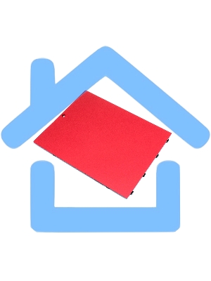 Крышка HDD для Asus E402MA красная