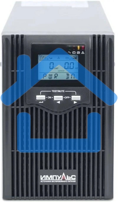 Источник бесперебойного питания Импульс Интерактивная, 2000 ВА / 1600 Вт, Tower, IEC, LCD, USB, USB, SmartSlot