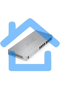 Коммутатор Zyxel GS1008HP Switch PoE +, 8xGE PoE +, tabletop, metal, silent, budget PoE 60 W