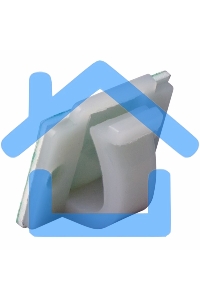 Площадка самоклеящаяся c клипсой под шлейф Rexant (ПКШ) 20х14 мм, упаковка 100 шт.