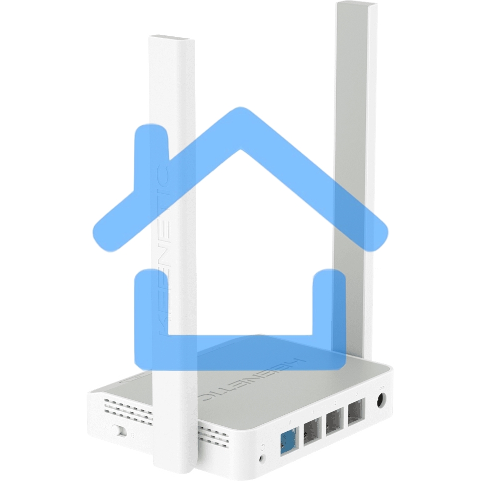 Роутер беспроводной Keenetic Start (KN-1112)с Mesh Wi-Fi N300, Smart-коммутатором