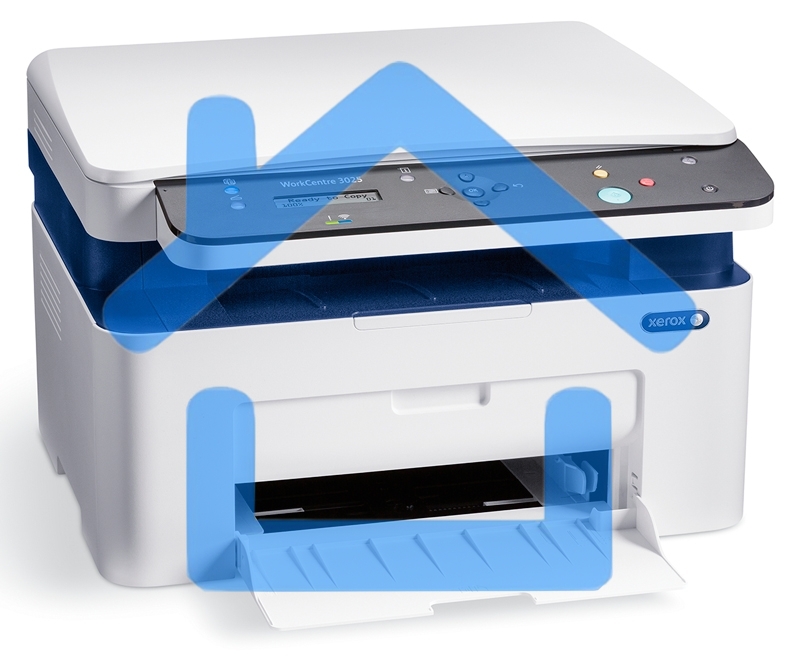 МФУ лазерное Xerox WorkCentre 3025BI (WC3025BI#), A4, ч/б, печ. до 20 стр/мин., скан. до 17 стр/мин. (ч/б) 4 стр/мин. (цвет), 1200 x 1200 dpi (печать) 600 x 600 dpi (скан.), Wi-Fi, USB, Air Print