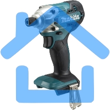 Шуруповерт Makita DTD156Z, Аккумуляторная, 18В, Без АКБ и ЗУ, Ударный