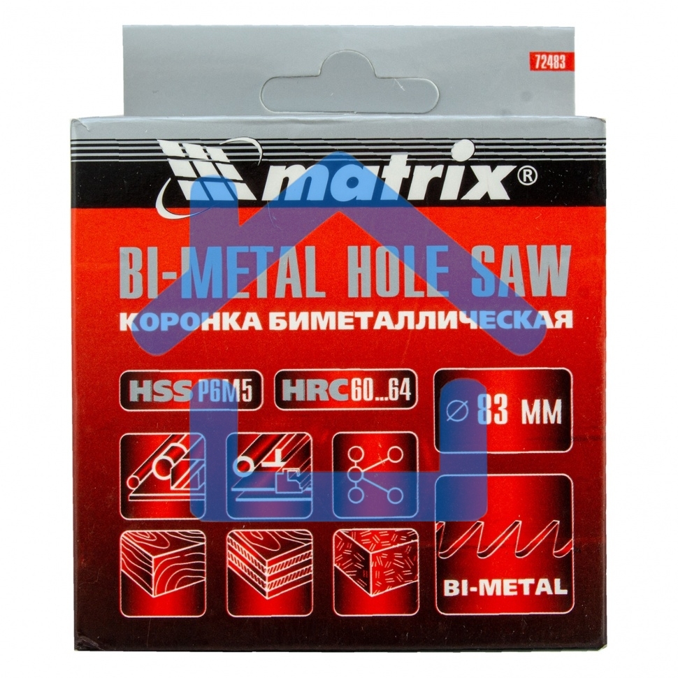 Коронка MATRIX BIMETAL, 83 мм 72483