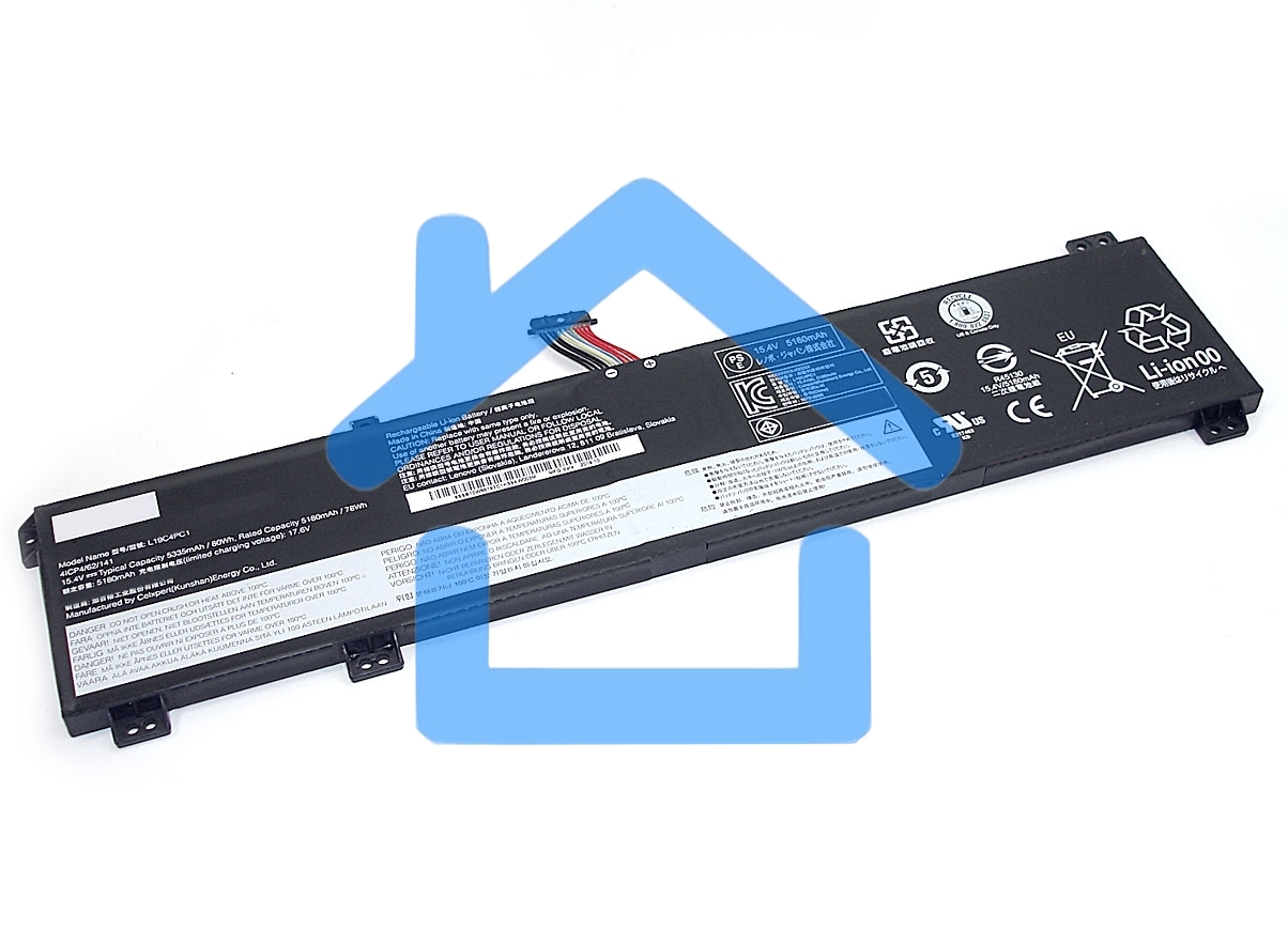 Аккумуляторная батарея для ноутбука Lenovo Legion 5-15ARH05 15.36V 80wh Orig