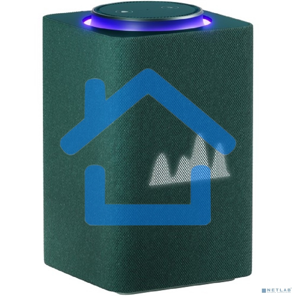 Умная колонка Яндекс Станция Макс, Zigbee, 65Вт, с голосовым ассистентом Алиса на YaGPT, зеленый (YNDX-00053Z)