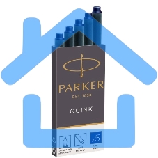 Картридж Parker Quink Z11 (CW1950384) синие чернила, для ручек перьевых (5шт)