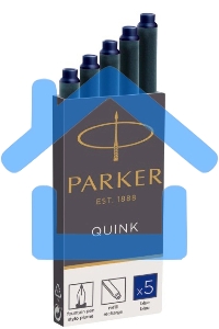 Картридж Parker Quink Z11 (CW1950384) синие чернила, для ручек перьевых (5шт)