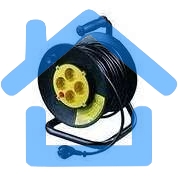 Удлинитель на катушке 4х40м с заземл. 16А IP20 3.7кВт Союз 481S-3604