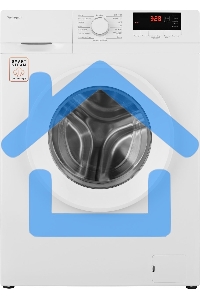 Стиральная машина Weissgauff WM 46106 Steam белый, загрузка фронтальная 6 кг, 1000 об/мин, класс: А+