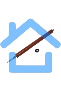 Вал резиновый CET CET3812 для HP LaserJet 1022