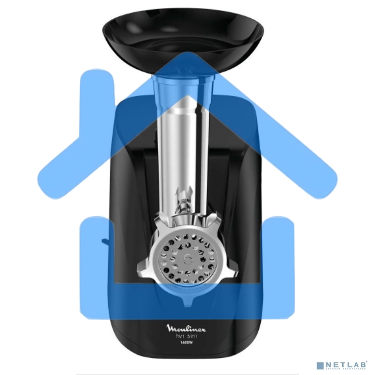 Мясорубка электрическая Moulinex ME112832 1600Вт черный/серебристый