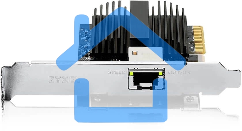 Сетевой адаптер Zyxel XGN100C, PCI Express 3.0, 1x1/2,5/5/10G RJ-45