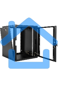 Шкаф ЦМО телекоммуникационный настенный сварной 12U (600 650) съемные стенки, дверь стекло, черный