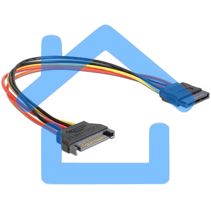 Удлинитель кабеля питания SATA Cablexpert CC-SATAMF-02, 15pin(M)/15pin(F), 50см