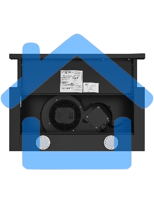 Вытяжка встраиваемая Maunfeld VS Light 60 черный, 60 см, 520 куб. м/ч, 56 дБ