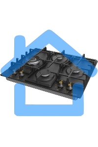 Газовая варочная панель Gorenje GW6D42CLB черный