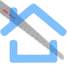 Полотна Matrix по дереву для сабельной пилы 275 x 4,3 мм