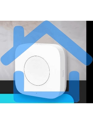 Умная кнопка Aqara T1 1кн. р.д.10м белый