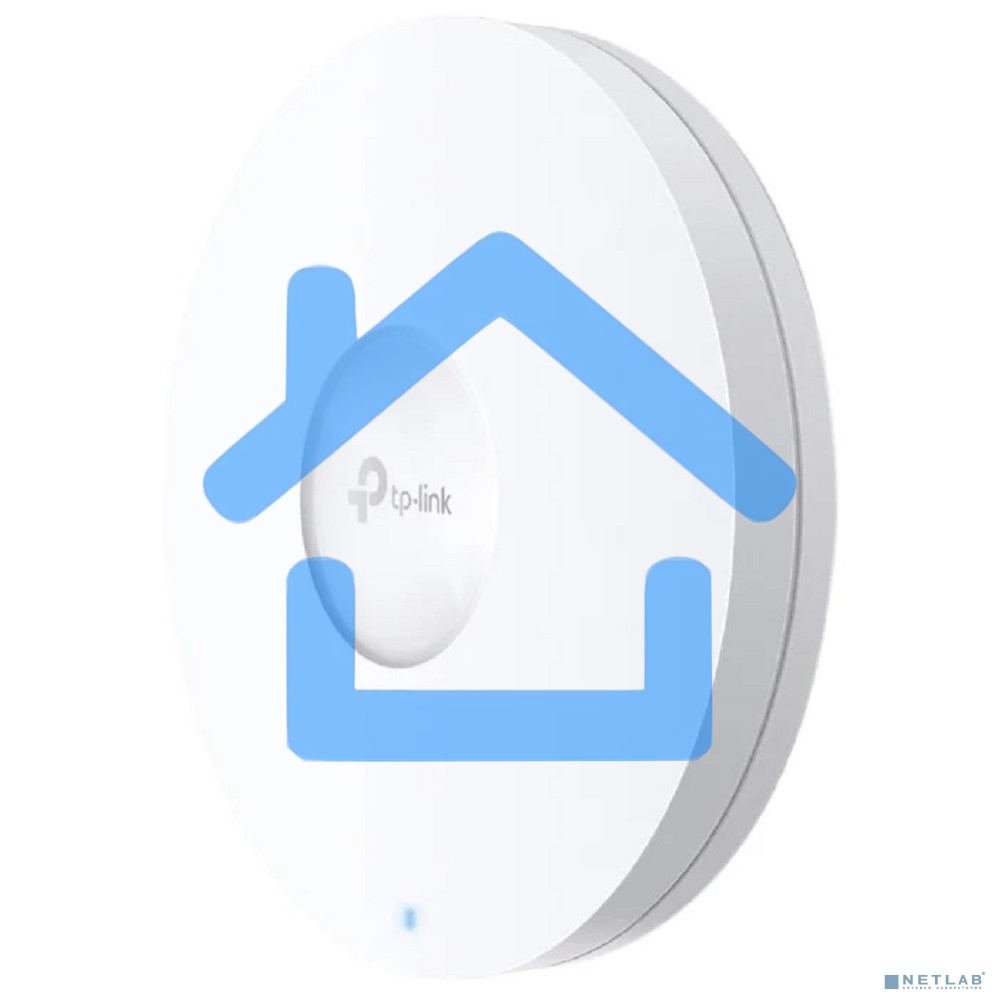 Точка доступа TP-Link 11AX dual-band ceiling access point, up to 1200 Mbit / s at 5 GHz and up to 574 Mbit / s at 2.4 GHz, 1 10/100/1000Mbps LAN port, support PoE 802.3at standard, support BSS coloring, Seamless Roaming, Mesh, Band Steering, Airtime Fairn