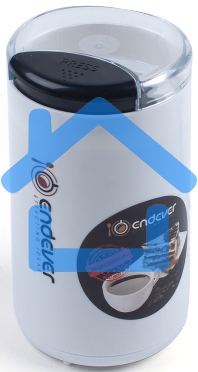 Кофемолка Endever Costa-1053, 250 Вт, 15000 об/мин, вес продукта для помола 100 гр, ABS-пластик, защита от перегрева двигателя
