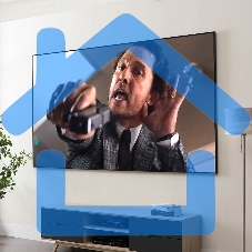 Экран Cinema S'OK Pro 16:9 107' настенно-потолочный, на раме, 236x133см, рама черная 1см, полотно серый HCG