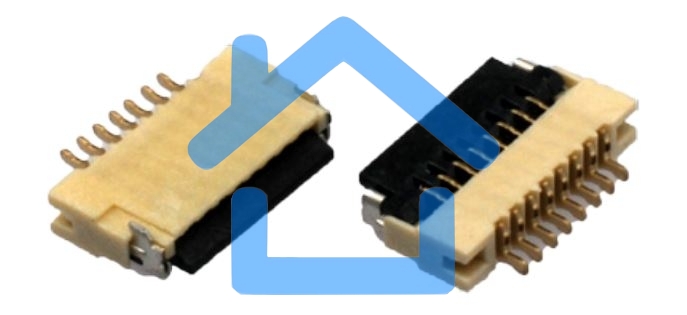 Разъем FPC Flip-Lock 1010-12RLGF 12 pin высота 1мм шаг 1мм