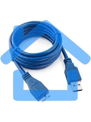 Кабель USB 3.0 для соед. 1.8м А-microB (5 pin) Gembird PRO позол.конт., пакет CCP-mUSB3-AMBM-6