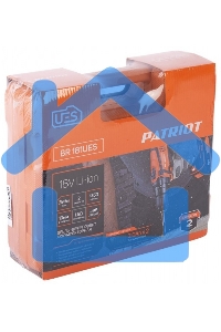 Дрель-шуруповерт Patriot BR 181UES, Аккумуляторная, 21В, 2 АКБ, Кейс