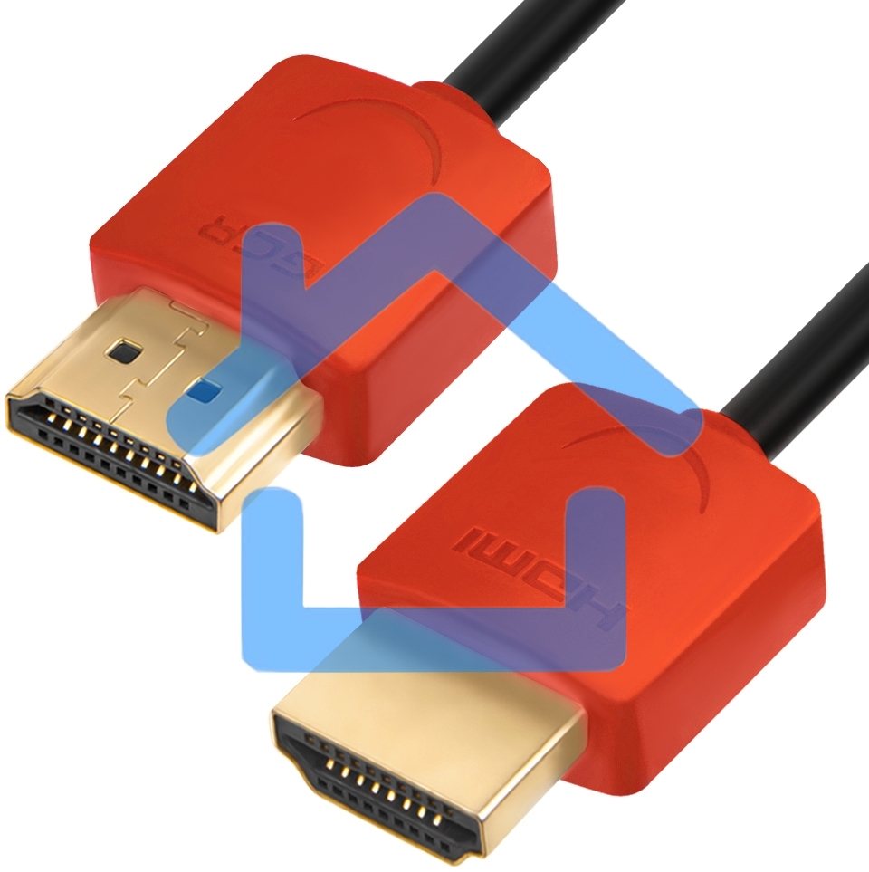 Кабель Greenconnect SLIM 1.0m HDMI 2.0, красные коннекторы Slim, OD3.8мм, HDR 4:2:2, Ultra HD, 4K 60 fps 60Hz, 3D, AUDIO, 18.0 Гбит/с, 32/32 AWG, GCR-51213 Greenconnect Кабель SLIM 1.0m HDMI 2.0, красные коннекторы Slim, OD3.8мм, HDR 4:2:2, Ultra HD, 4K 6