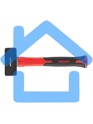 Кувалда Rexant с фибергласовой обрезиненной рукояткой 3000 г