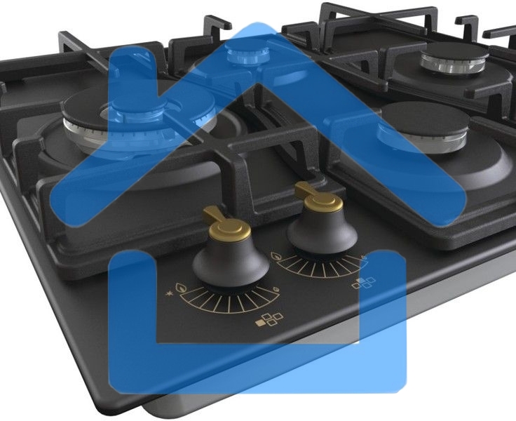 Газовая варочная панель Gorenje GW6D42CLB черный