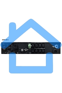 Источник бесперебойного питания Powercom Smart King RT SRT-1500A LCD 1350Вт 1500ВА черный