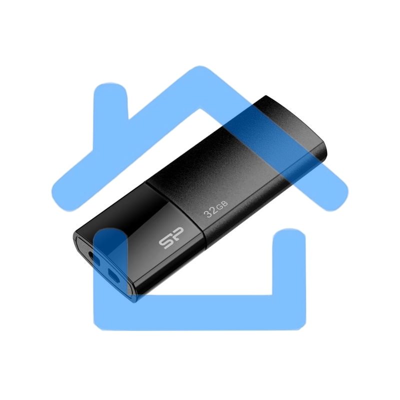 Флешка USB Silicon Power 32 Gb Blaze B05 SP032 Gb,UF3B05V1K USB 3.0 черный