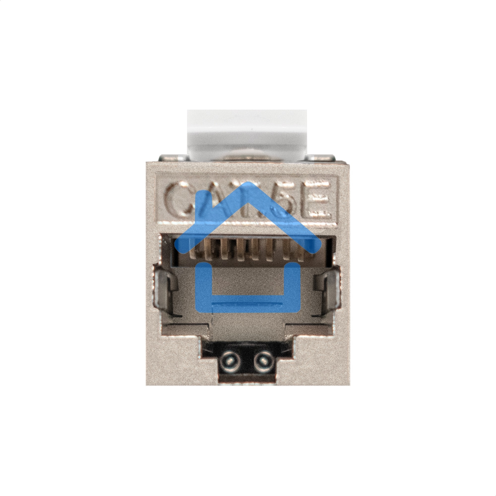 Модуль-вставка Keystone Jack RJ-45 ExeGate KJ-8P8C-SH-C5e-180-TL (Кат.5e, экранированная, 180 градусов, IDC Toolless (без инструмента))