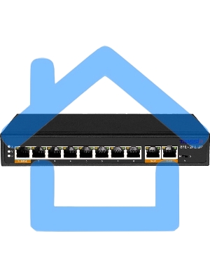Коммутатор Trassir TR-NS1110-120-8POE неуправляемый