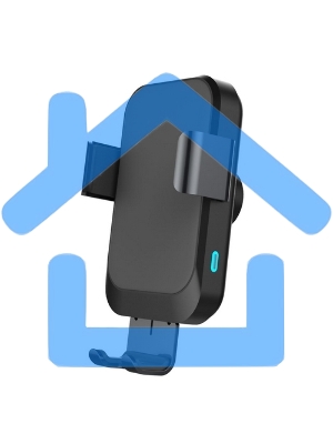 Автомобильная беспроводная зарядка-держатель с QC ACD ACD-W15QI-V1B 15Вт, 5В/2А~12В/1,5А RTL