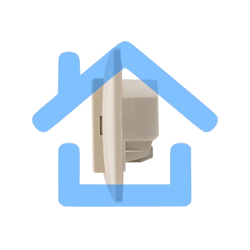 Терморегулятор сенсорный программируемый Rexant RX-421H, бежевый, совместим с Legrand серии Valena