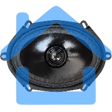 Колонки автомобильные Ural Молот АС-М57 (без решетки) 180Вт 94дБ 4Ом 13x18см (5x7дюйм) (ком.:2кол.) широкополосные однополосные