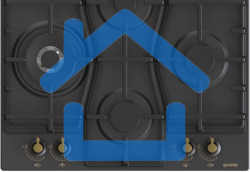 Газовая варочная панель Gorenje GW6D42CLB черный