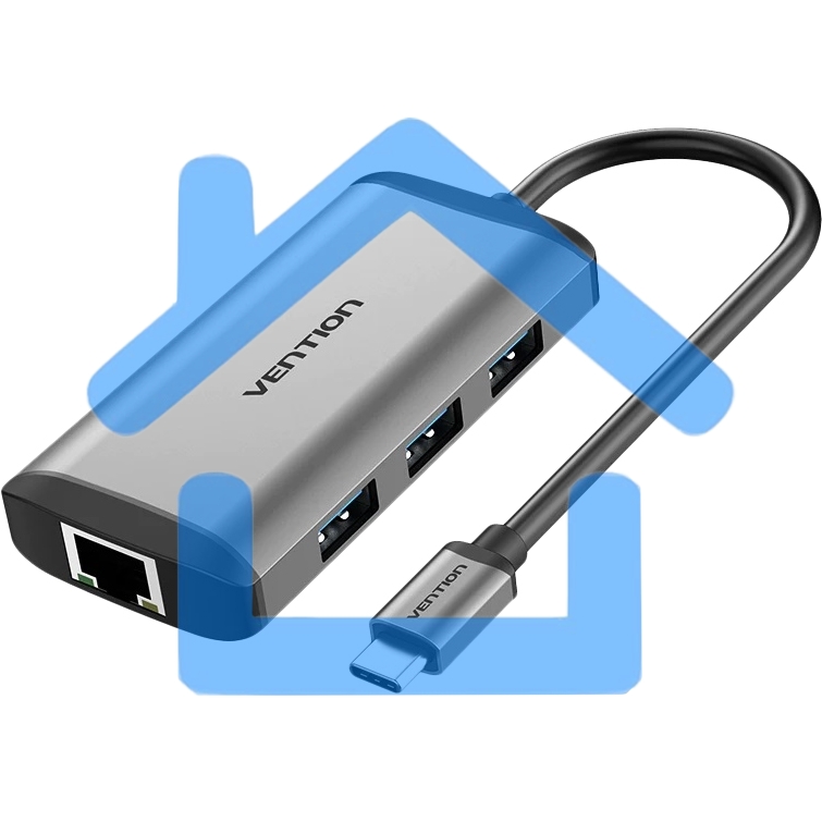 Мультифункциональный хаб Vention USB Type C 6 в 1 (CNCHB)
