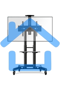 Мобильная стойка ONKRON TS1551 черный