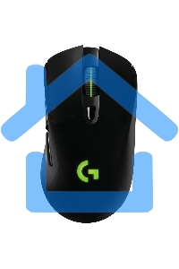 Мышь беспроводная Logitech Gaming Mouse G703 черный, 25600 dpi, радиоканал, USB, кнопки - 6