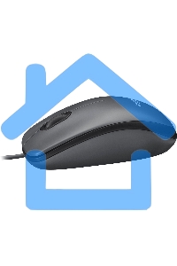 Мышь проводная Logitech M90 черный/серый, 1000 dpi, USB, кнопки - 3