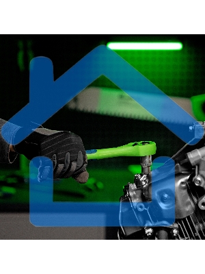 Ключ трещотка СИБРТЕХ двухкомпонентная рукоятка 1/2