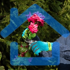 Перчатки садовые с удлиненной манжетой, размер 8, Luxe Palisad