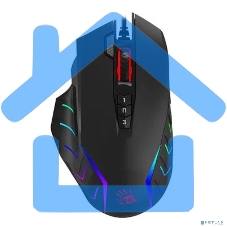 Мышь проводная A4Tech Bloody J95s черный, 8000 dpi, USB, кнопки - 9