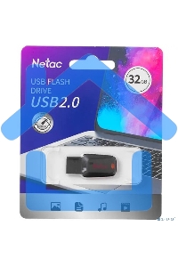 Флешка USB Netac U197 32 Gb <NT03U197N-032G-20BK>, USB 2.0