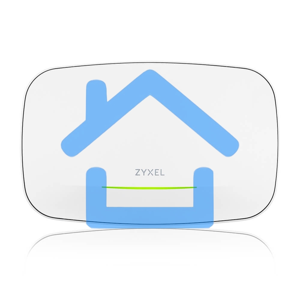 Точка доступа Zyxel NebulaFlex NWA130BE, WiFi 7, 802.11a/b/g/n/ac/ax/be (2,4 и 5 ГГц), MU-MIMO, антенны 2x2, до 688+4320 Мбит/с, 2xLAN 2.5GE, PoE