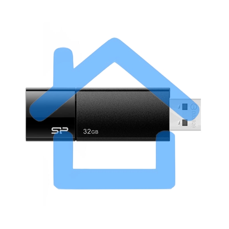 Флешка USB Silicon Power 32 Gb Blaze B05 SP032 Gb,UF3B05V1K USB 3.0 черный